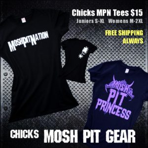 Heavy Metal Tshirts for Chicks from MoshPitNation