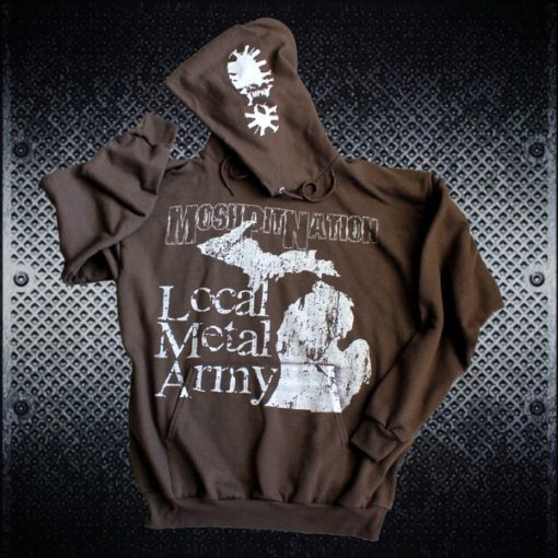 Local Metal Army Michigan - Heavy Metal Pull-Over Hoodie