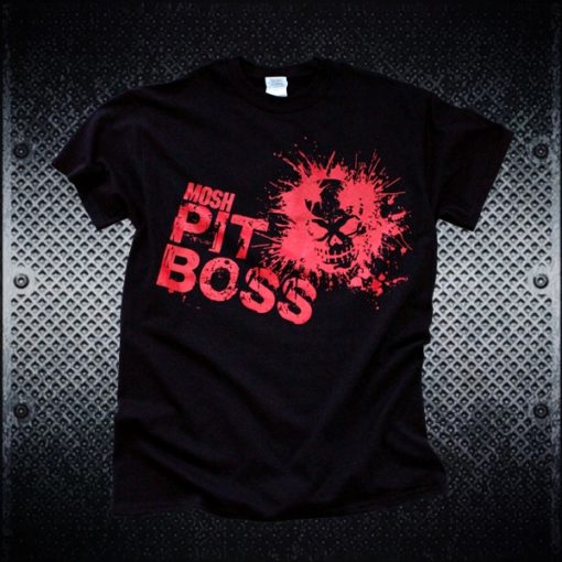MoshPit Boss Heavy Metal Tshirt - Front