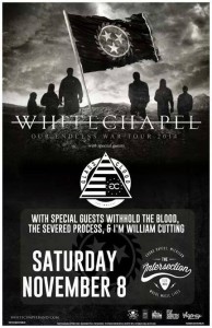 Whitechapel Show Flier 2014