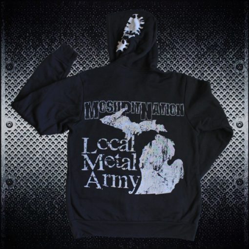 MI Local Heavy Metal Army Hoodie by MoshPit Nation