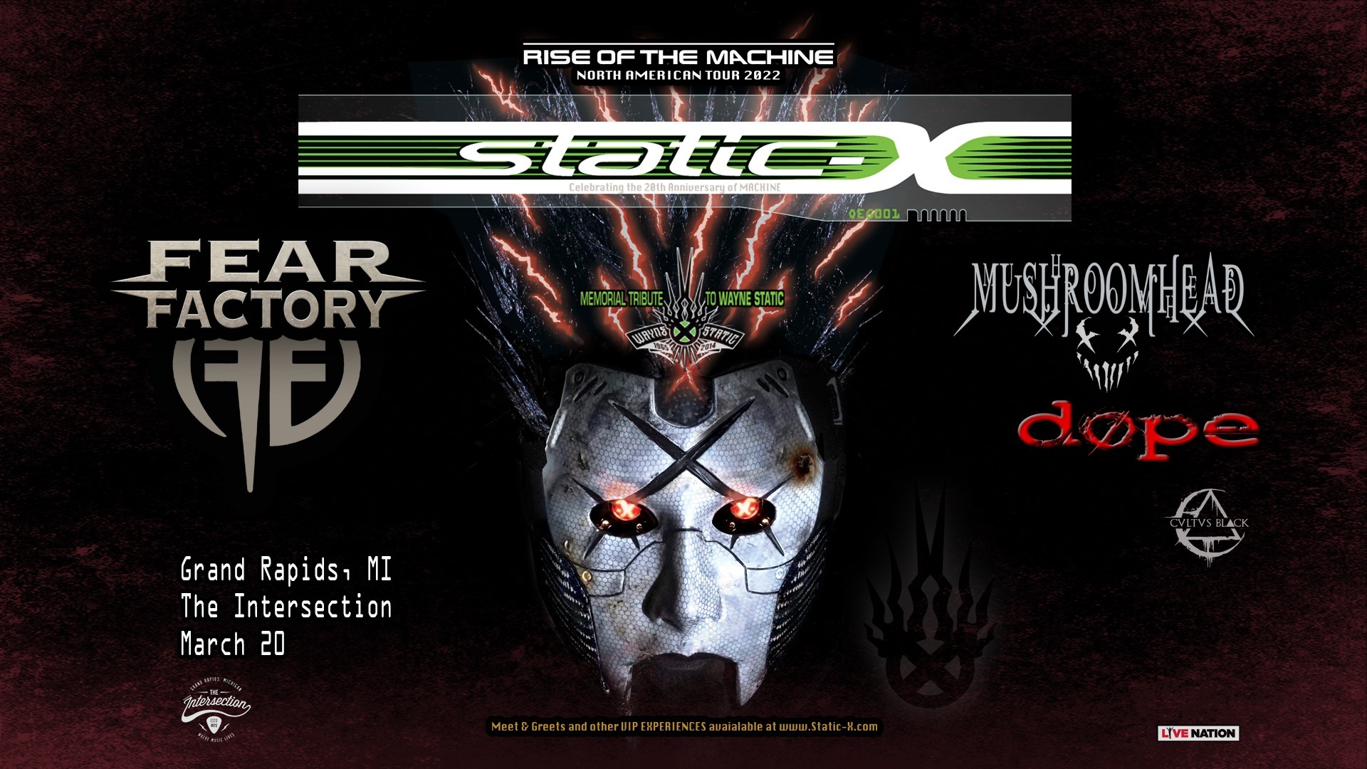 fear factory static x tour