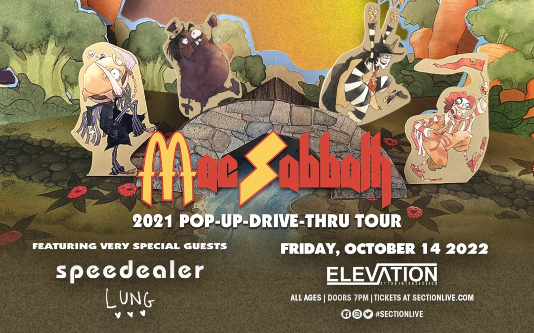 Rock 101. 7 present Mac Sabbath – 2022 Pop Up Drive-Thru Tour at Elevation