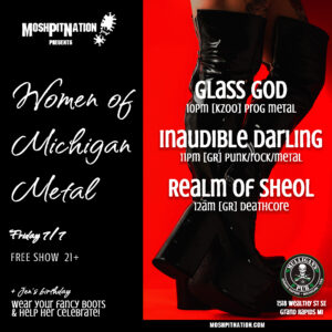 Women of Michigan Metal Show 7/7/23 at Mulligan's Pub in Grand Rapids MI - MoshPitNation.com