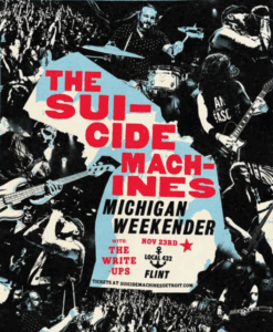 The Suicide Machines at the Flint Local November 23rd, 2025 flyer