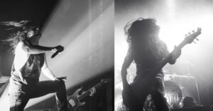 Cattle Decapitation vocalist and bass in Detroit Michigan December 2025