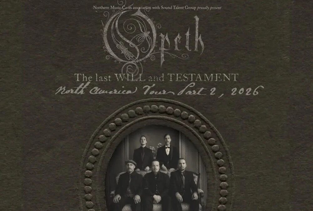 Opeth 2026 tour